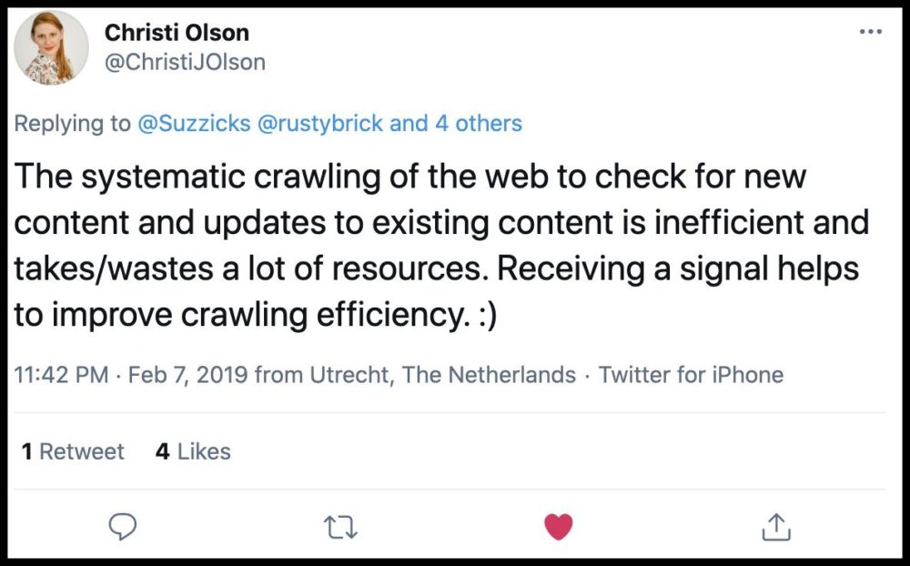 christi olson about web search