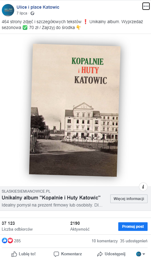 reklama facebook katowice album kopalnie i huty